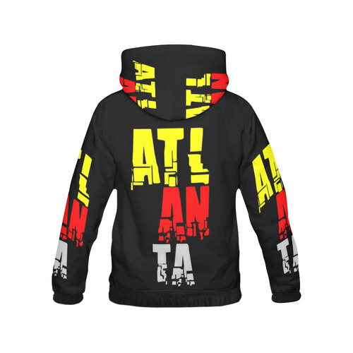 Atlanta By Artdream All Over Print Hoodie for Women (USA Size) (Model H13)