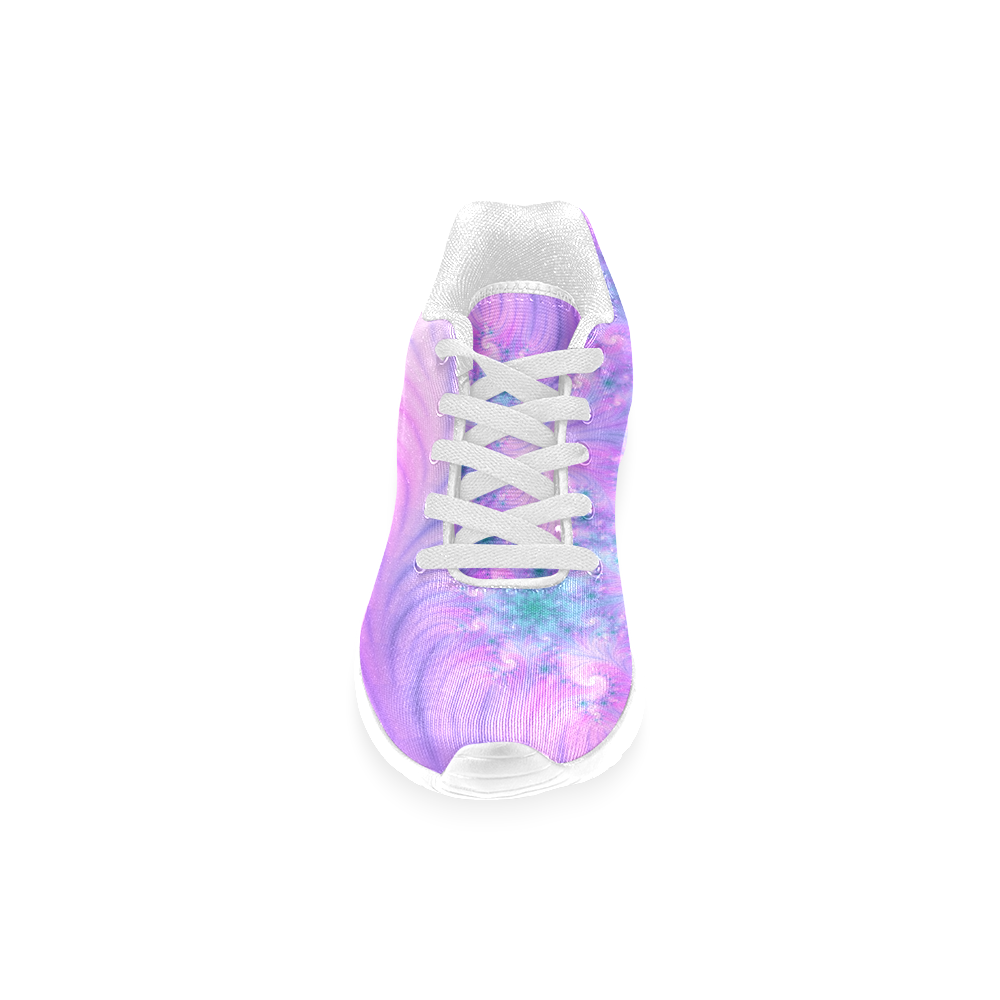Chic and elegant spiral fractal Women’s Running Shoes (Model 020)