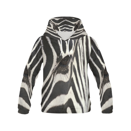 Zebra All Over Print Hoodie for Men (USA Size) (Model H13)