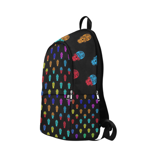 Color mix Skulls A by JamColors Fabric Backpack for Adult (Model 1659)
