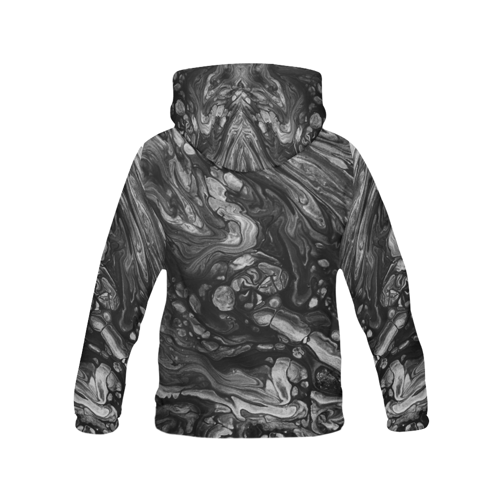 Dark Dreams All Over Print Hoodie for Women (USA Size) (Model H13)
