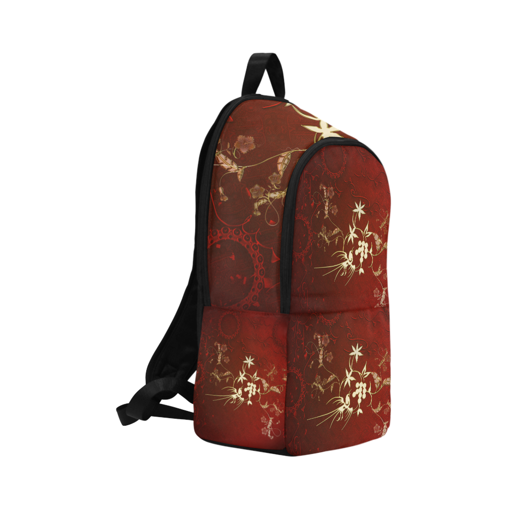 Golden fantasy birds Fabric Backpack for Adult (Model 1659)