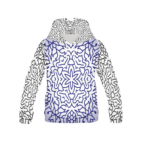 Designers hoodie : Mandala art All Over Print Hoodie for Women (USA Size) (Model H13)