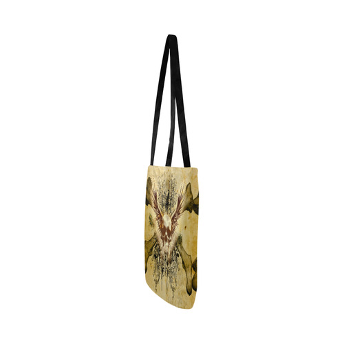 Amazing skull, wings and grunge Reusable Shopping Bag Model 1660 (Two sides)