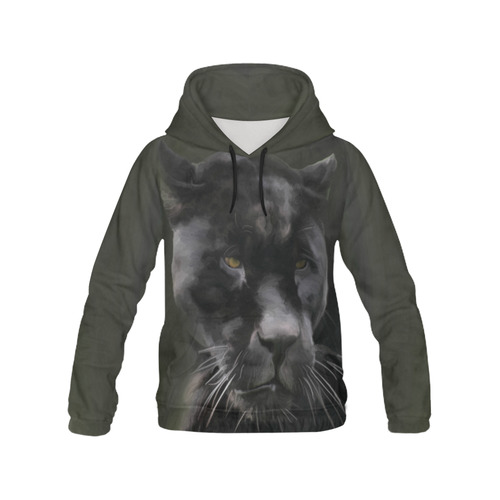 Black beauty panther hoodie All Over Print Hoodie for Men (USA Size) (Model H13)