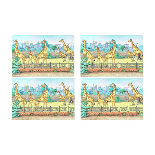 Giraffe Placemat 12’’ x 18’’ (Set of 4)