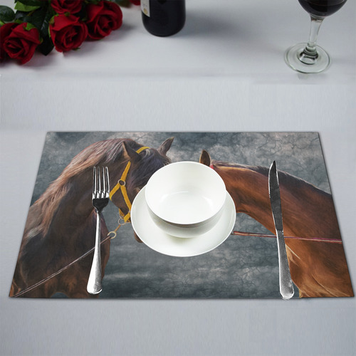 Drawing of a horses Placemat 12’’ x 18’’ (Set of 4)
