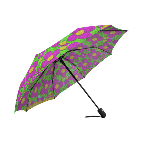 Bohemian big flower of the power Auto-Foldable Umbrella (Model U04)