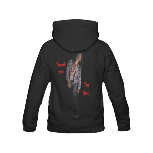 In Zombie Mood All Over Print Hoodie for Men (USA Size) (Model H13)