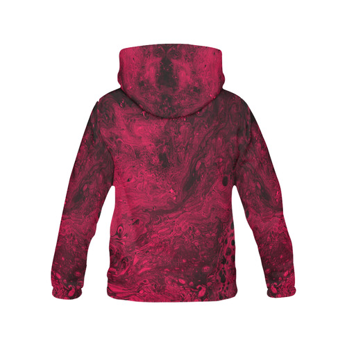 Secret Caves - Cherry All Over Print Hoodie for Women (USA Size) (Model H13)