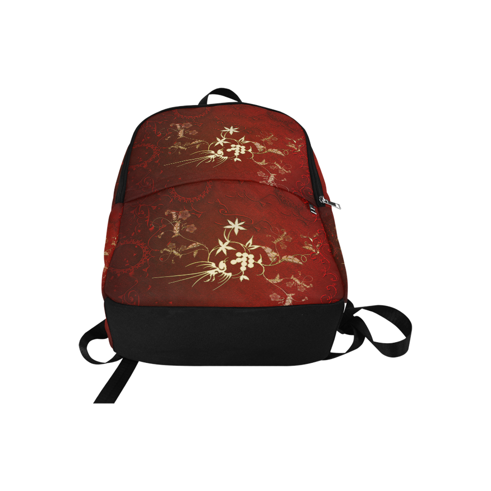 Golden fantasy birds Fabric Backpack for Adult (Model 1659)