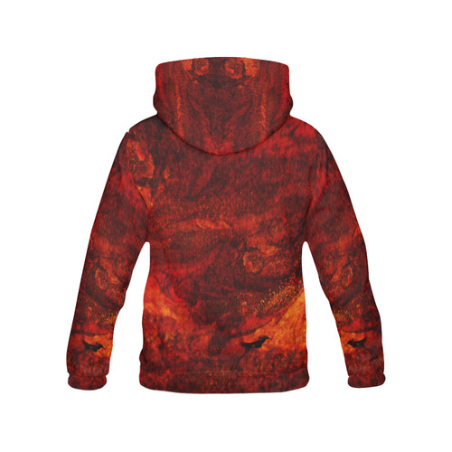 Red Sands of Mars All Over Print Hoodie for Women (USA Size) (Model H13)