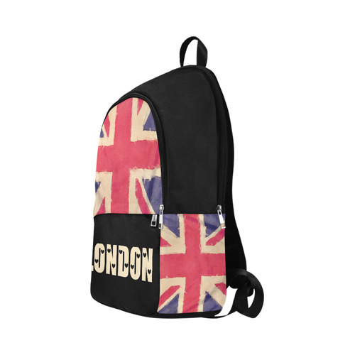 British UNION JACK flag grunge style Fabric Backpack for Adult (Model 1659)