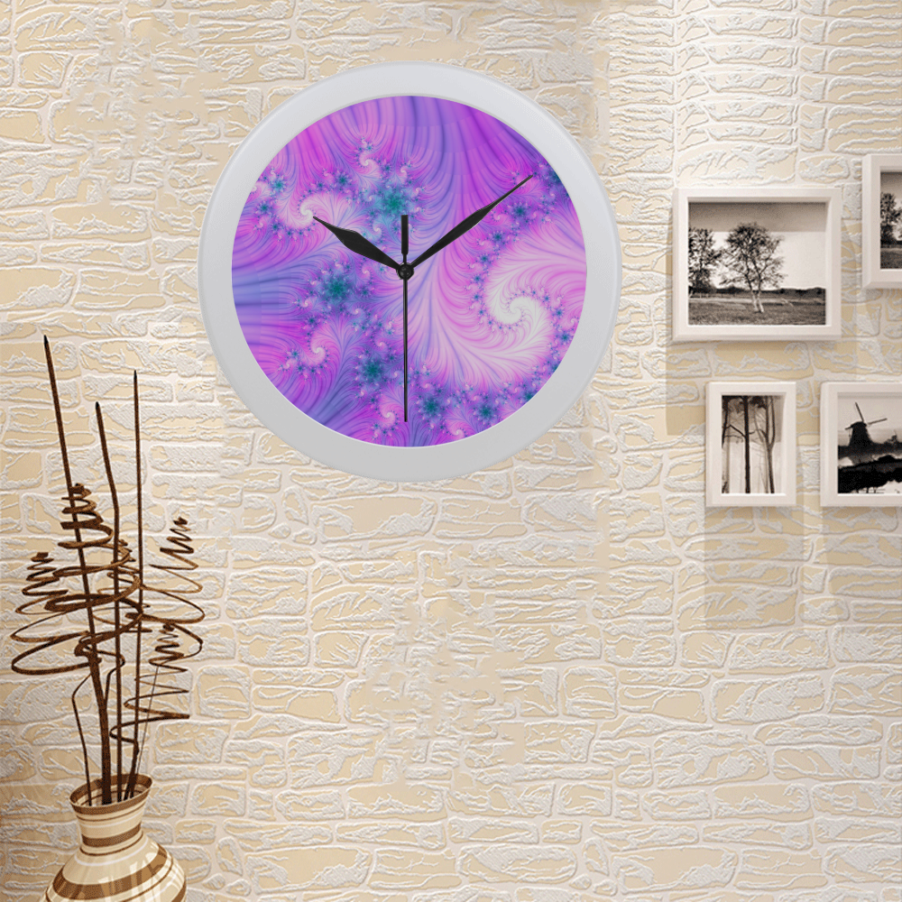 Delicate Circular Plastic Wall clock