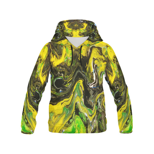 Liquified Rainforest All Over Print Hoodie for Women (USA Size) (Model H13)