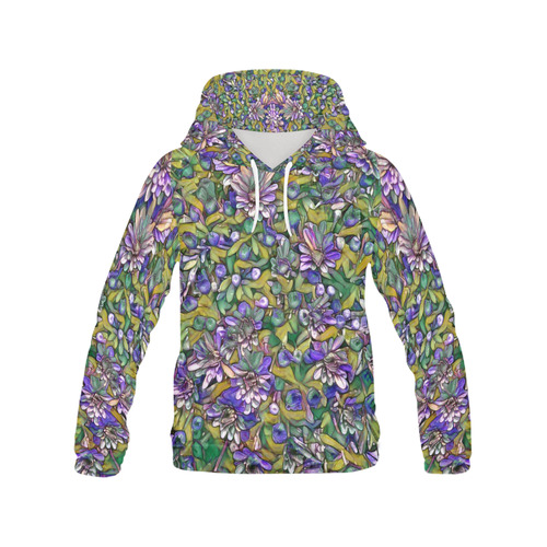 lovely floral 31C All Over Print Hoodie for Men (USA Size) (Model H13)