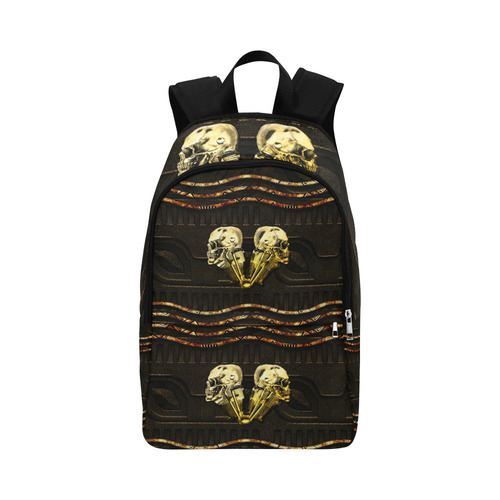 Awesome mechanical skull Fabric Backpack for Adult (Model 1659)