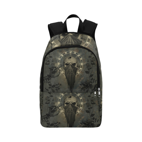 The creepy skull with spider Fabric Backpack for Adult (Model 1659)