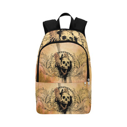 Amazing skull with wings Fabric Backpack for Adult (Model 1659)