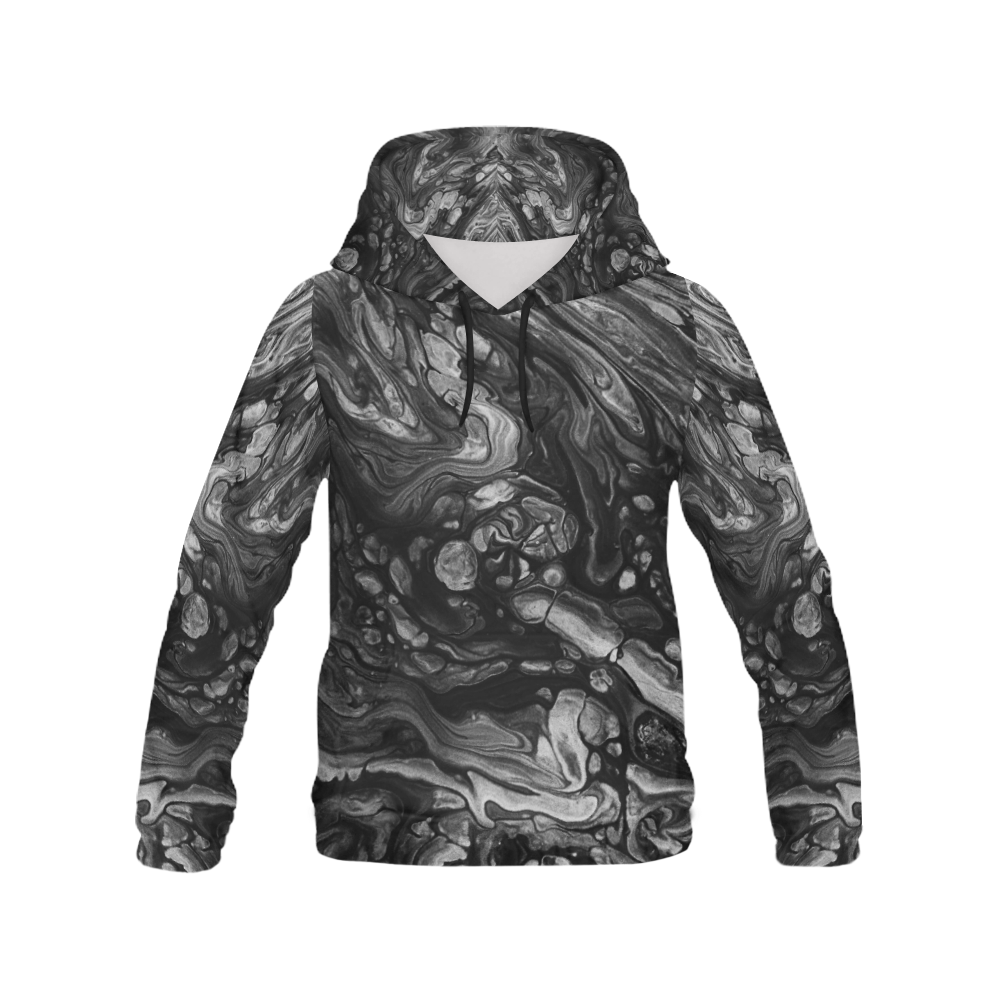 Dark Dreams All Over Print Hoodie for Women (USA Size) (Model H13)