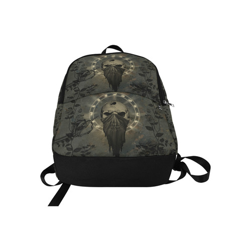 The creepy skull with spider Fabric Backpack for Adult (Model 1659)