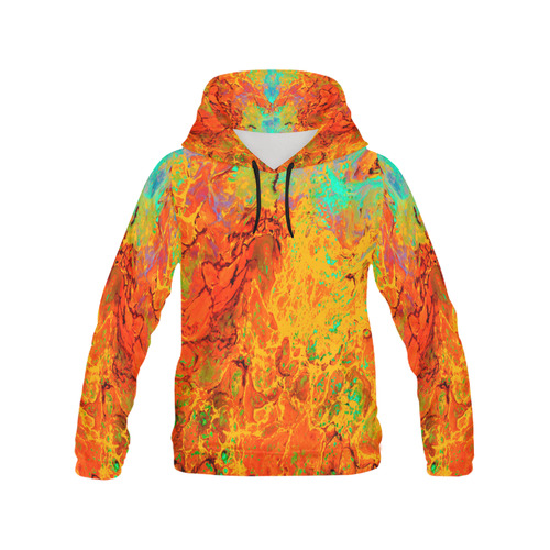 Seed Explosion All Over Print Hoodie for Women (USA Size) (Model H13)