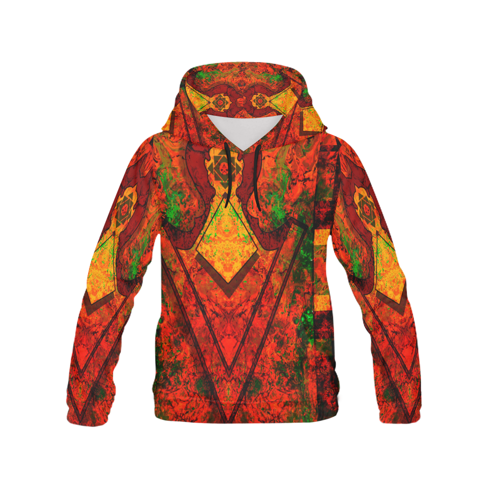 Forged in Fire All Over Print Hoodie for Women (USA Size) (Model H13)