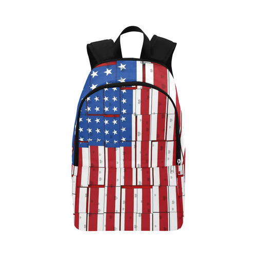 USA Popart by Nico Bielow Fabric Backpack for Adult (Model 1659)