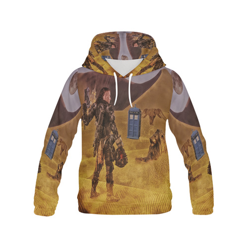 Oh Doctor, Whats Happend With London? All Over Print Hoodie for Men (USA Size) (Model H13)