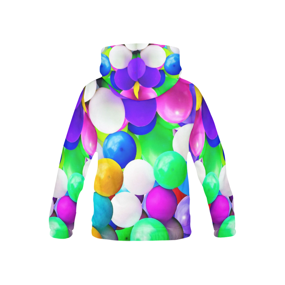 Celebrate with balloons 1 All Over Print Hoodie for Kid (USA Size) (Model H13)