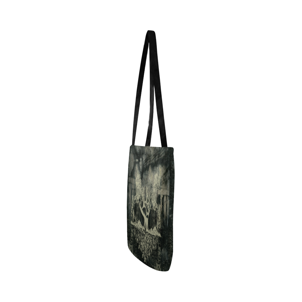 The dark side, skulls Reusable Shopping Bag Model 1660 (Two sides)