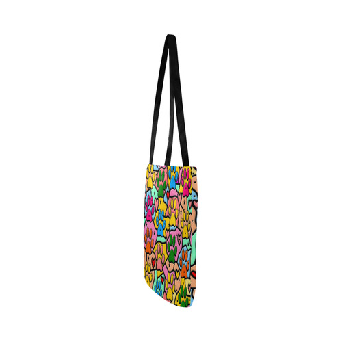 Paws Popart by Nico Bielow Reusable Shopping Bag Model 1660 (Two sides)