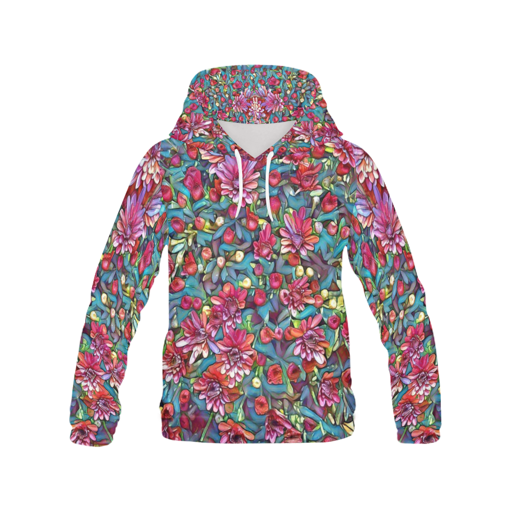 lovely floral 31A All Over Print Hoodie for Men (USA Size) (Model H13)