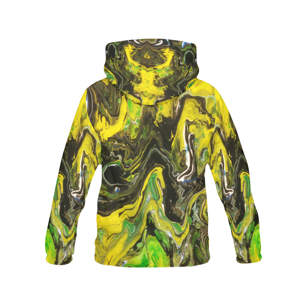 Liquified Rainforest All Over Print Hoodie for Women (USA Size) (Model H13)