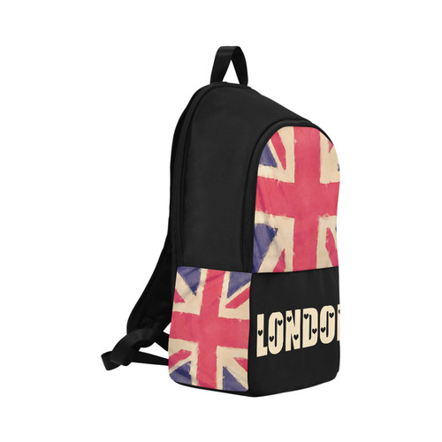 British UNION JACK flag grunge style Fabric Backpack for Adult (Model 1659)