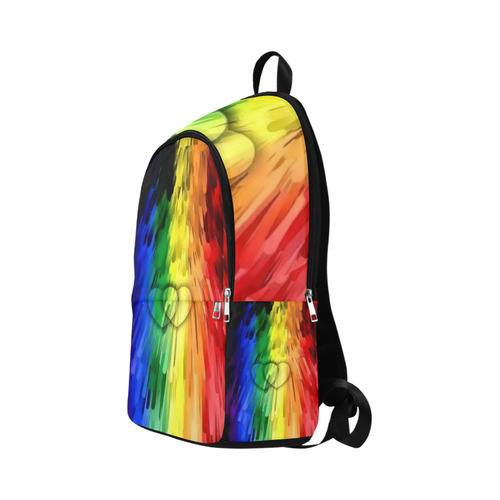 Pride Colors by Nico Bielow Fabric Backpack for Adult (Model 1659)