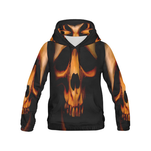 Bloody tears skull hoodie All Over Print Hoodie for Men (USA Size) (Model H13)