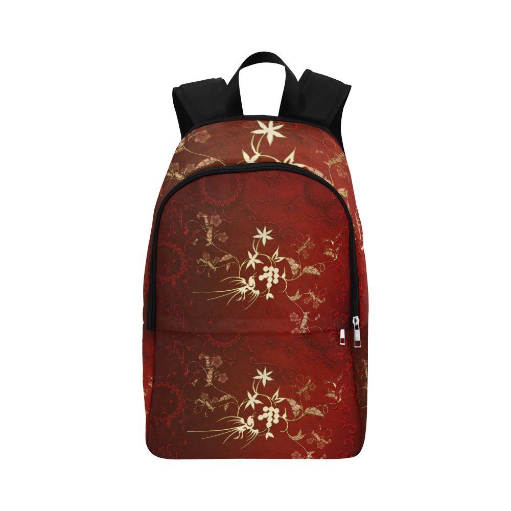 Golden fantasy birds Fabric Backpack for Adult (Model 1659)