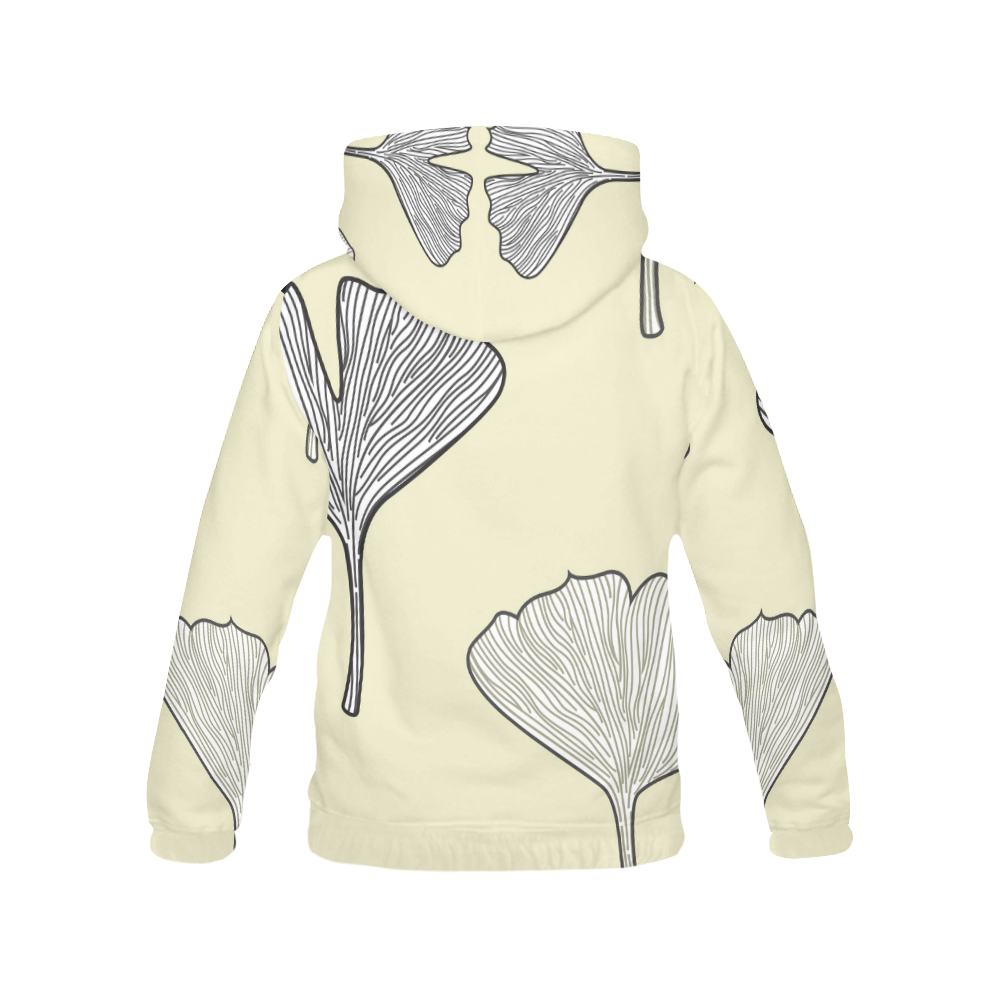Luxury designers hoodie : GINGKO All Over Print Hoodie for Women (USA Size) (Model H13)