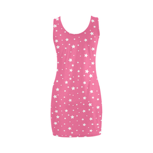 Pink Stars Medea Vest Dress (Model D06)