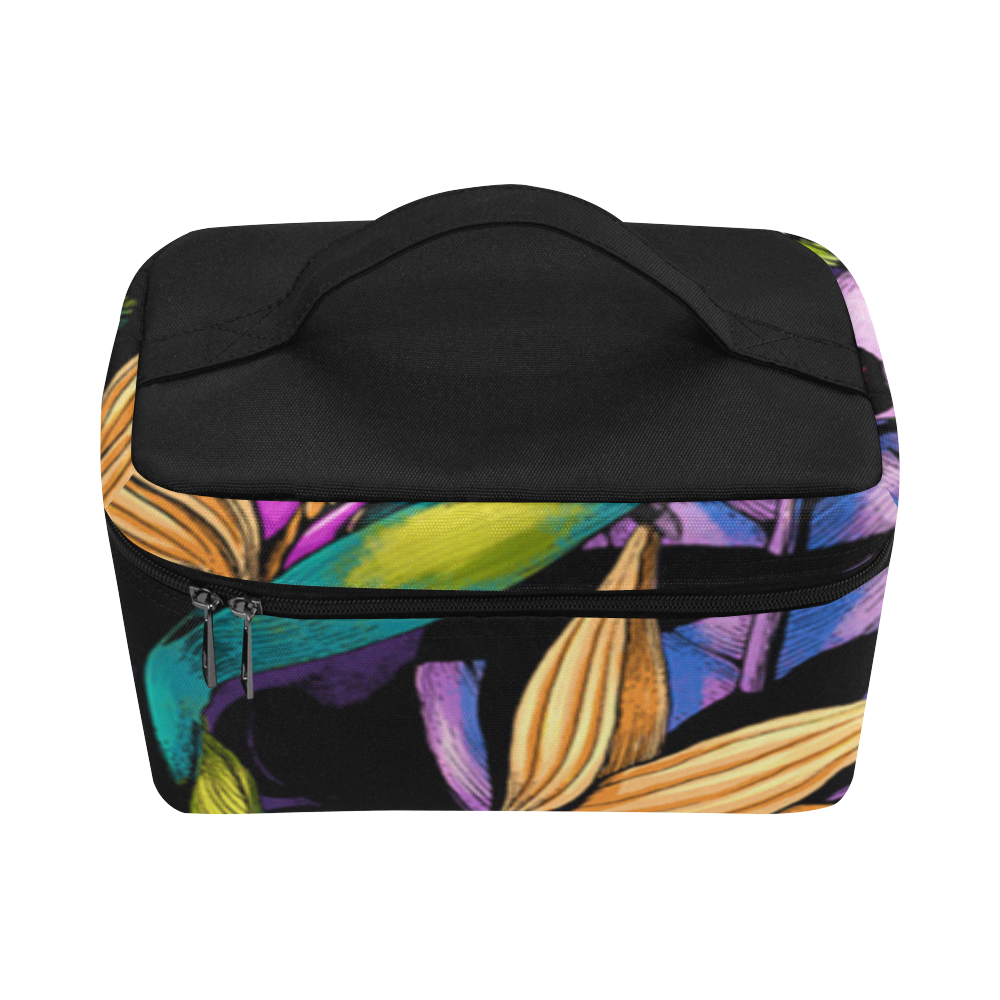 Flowers Cosmetic Bag/Large (Model 1658)