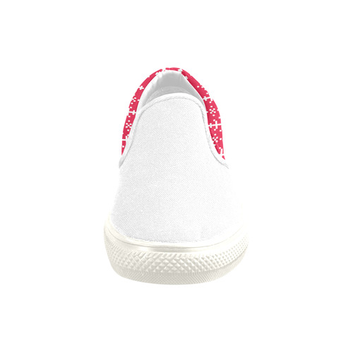 Kids designers shoes : with Folk structure Slip-on Canvas Shoes for Kid (Model 019)