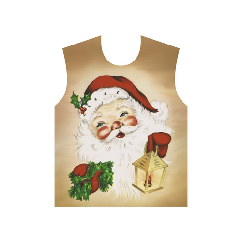 A cute Santa Claus with a mistletoe and a latern All Over Print T-Shirt for Men (USA Size) (Model T40)