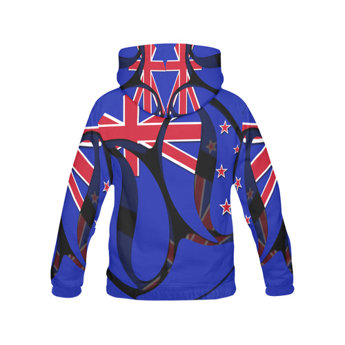 The Flag of New Zealand All Over Print Hoodie for Men (USA Size) (Model H13)
