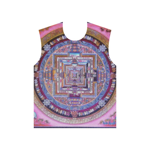Buddhist Kalachakra Mandala All Over Print T-Shirt for Men (USA Size) (Model T40)