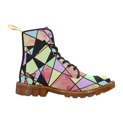 Geometric shapes Martin Boots For Women Model 1203H