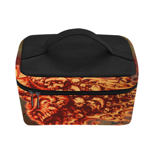 Awesome, creepy flyings skulls Cosmetic Bag/Large (Model 1658)