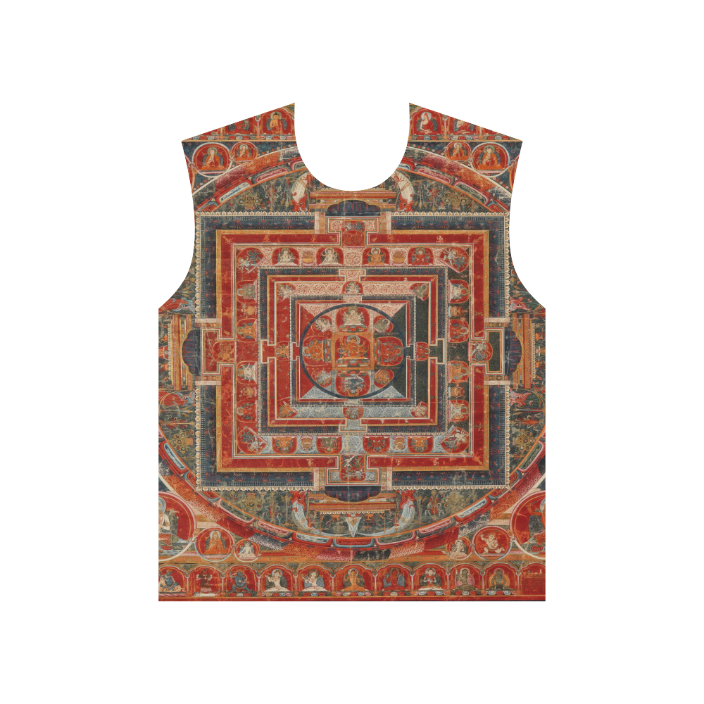 Mandala  of  Bodhisattva of Transcendent Wisdom All Over Print T-Shirt for Men (USA Size) (Model T40)