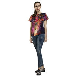 Chaos by Artdream All Over Print T-Shirt for Women (USA Size) (Model T40)
