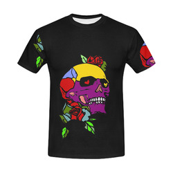 Amazing Skull by Popart Lover All Over Print T-Shirt for Men (USA Size) (Model T40)